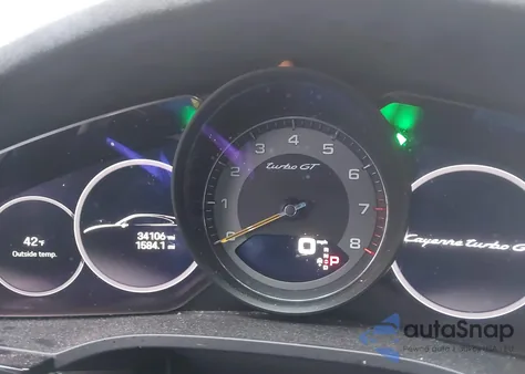 2022 Porsche Cayenne Coupe Turbo Gt z USA, uszkodzony, nr VIN WP1BK2AY7NDA60391